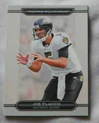 Joe Flacco #164 Football Cards 2010 Topps Platinum Prices