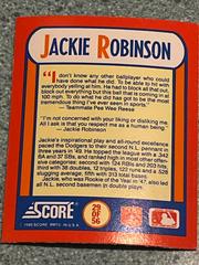 Jackie Robinson #29 Baseball Cards 1990 Score the MVP's Prices