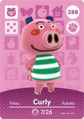Curly #288 [Animal Crossing Series 3] Amiibo Cards Prices
