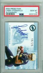 Larry Fitzgerald [Silver] Football Cards 2004 Press Pass Autograph Prices