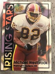 Michael Westbrook #8 Football Cards 1997 Ultra Rising Stars Prices