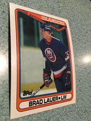 Brad Lauer #217 Hockey Cards 1990 Topps Prices