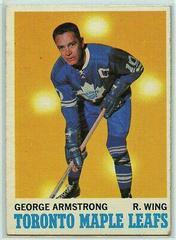 George Armstrong #113 Hockey Cards 1970 Topps Prices