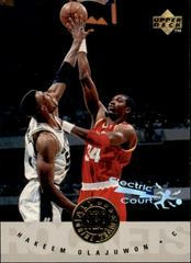 Hakeem Olajuwon [Electric Court Gold] #178 Basketball Cards 1995 Upper Deck Prices