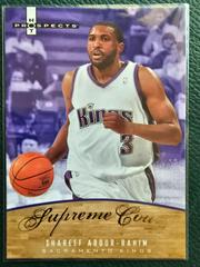 Shareef Abdur-Rahim #3 Basketball Cards 2007 Fleer Hot Prospects Supreme Court Prices