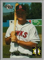 Todd Greene [1st Year Phenoms] 7 of 10 #7 Baseball Cards 1993 Fleer Excel Prices