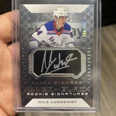 Nils Lundkvist #SB-NL Hockey Cards 2021 Upper Deck Black Diamond Silver on Black Rookie Signatures Prices