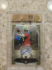 Derek Carr [With Ball Autograph Camo Refractor] #115 Football Cards 2014 Topps Chrome Prices