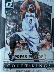 Deron Williams [Press Proof] #4 Basketball Cards 2014 Panini Donruss Court Kings Prices