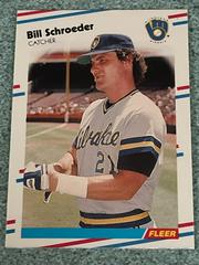 Bill Schroeder #173 Baseball Cards 1988 Fleer Prices