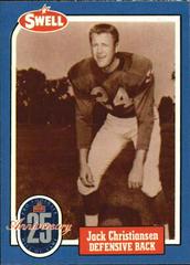 Jack Christiansen Football Cards 1988 Swell Greats Prices
