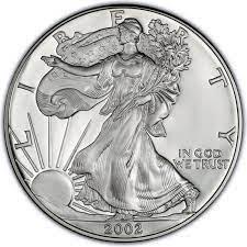 2002 Coins American Silver Eagle Prices