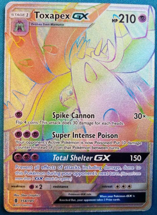 Toxapex GX 154 Prices Pokemon Guardians Rising Pokemon Cards