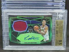 Collin Sexton [Green] #CSX Basketball Cards 2018 Panini Obsidian Rookie Jersey Autographs Prices