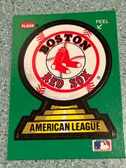 Boston Red Sox Team Sticker Baseball Cards 1988 Fleer Team Stickers Prices