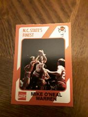 Mike O`neal Warren Basketball Cards 1989 Collegiate Collection North Carolina State Prices