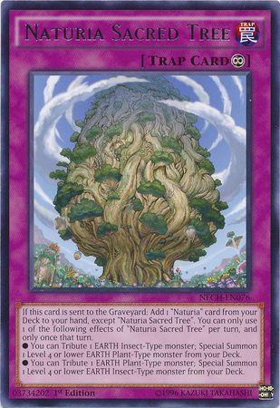 Naturia Sacred Tree [1st Edition] NECH-EN076 YuGiOh The New Challengers