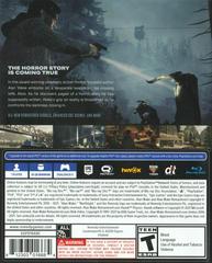 Back Cover | Alan Wake Remastered Playstation 4