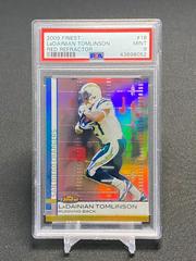 LaDainian Tomlinson [Red Refractor] #18 Football Cards 2009 Topps Finest Prices