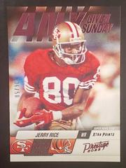 Jerry Rice [Pink] #2 Football Cards 2022 Panini Prestige Any Given Sunday Prices