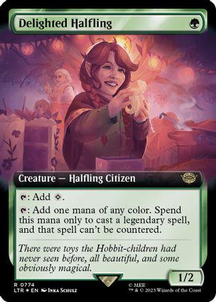 Delighted Halfling [Extended Art] #363 Magic Lord of the Rings