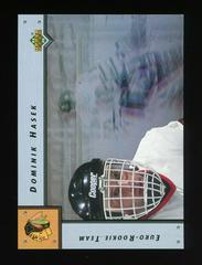 Dominik Hasek #ERT3 Hockey Cards 1992 Upper Deck Euro Rookie Team Prices
