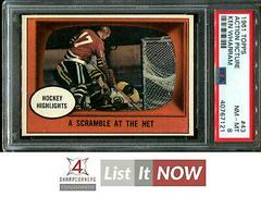 Action Picture [Ken Wharram] #43 Hockey Cards 1961 Topps Prices