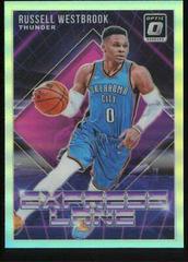 Russell Westbrook [Holo] #6 Basketball Cards 2018 Panini Donruss Optic Express Lane Prices