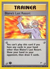 Blaine's Last Resort [1st Edition] Pokemon Gym Heroes Prices