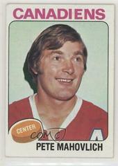 Pete Mahovlich Hockey Cards 1975 Topps Prices