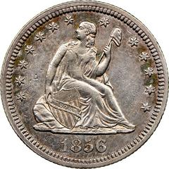 1856 [PROOF] Coins Seated Liberty Quarter Prices