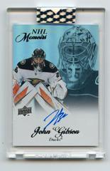 John Gibson Hockey Cards 2020 Upper Deck Clear Cut NHL Memoirs Autographs Prices