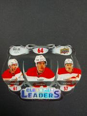 Johnny Gaudreau, Elias Lindholm, Matthew Tkachuk #CCL-LGT Hockey Cards 2022 Upper Deck Clear Cut Leaders Prices