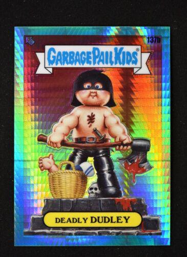 DEADLY DUDLEY [Aqua Prism] #137b 2021 Garbage Pail Kids Chrome