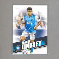 Jaylin Lindsey Soccer Cards 2022 Topps MLS Prices