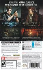 Rear | Resident Evil Revelations Collection Nintendo Switch