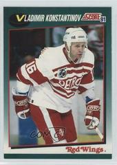 Vladimir Konstantinov #109T Hockey Cards 1991 Score Rookie Traded Prices