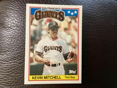 Kevin Mitchell #48 Baseball Cards 1988 Topps American Prices