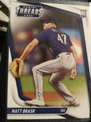 Matt Brash #12 Baseball Cards 2022 Panini Chronicles Threads Prices