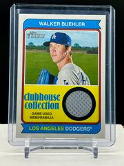 Walker Buehler #CCR-WB Baseball Cards 2023 Topps Heritage Clubhouse Collection Relics Prices