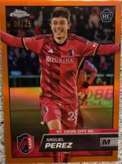 Miguel Perez [Autograph Orange] #102 Soccer Cards 2023 Topps Chrome MLS Prices