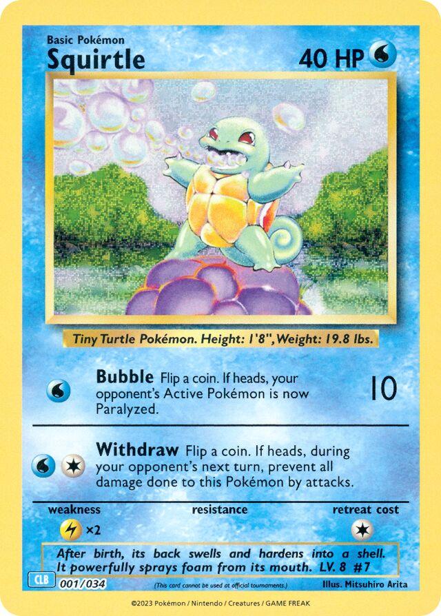 Squirtle #1 Pokemon TCG Classic: Blastoise Deck