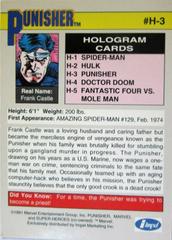 Back | Punisher [Hologram] Marvel 1991 Universe
