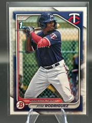 Jose Rodriguez #BP-71 Baseball Cards 2024 Bowman Prospect Prices