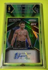 Diego Sanchez [Green] #OS-DSZ Ufc Cards 2021 Panini Prizm UFC Octagon Signatures Prices