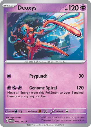 Deoxys [Holo] #74 Pokemon Paradox Rift