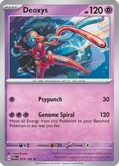 Deoxys [Holo] #74 Pokemon Paradox Rift Prices