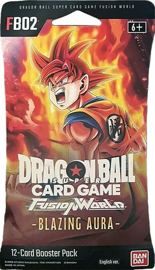 Sleeved Booster Pack: Son Goku  Dragon Ball Fusion World Blazing Aura