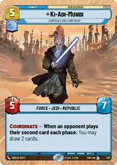 Ki-Adi-Mundi - Composed and Confident [Hyperspace Foil] #337 Star Wars Unlimited: Twilight of the Republic Prices