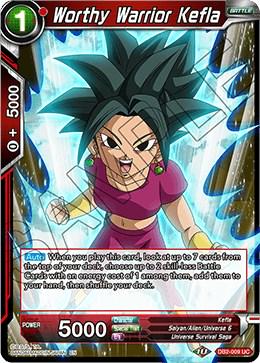 Worthy Warrior Kefla [Foil] DB2-009 Dragon Ball Super Divine Multiverse